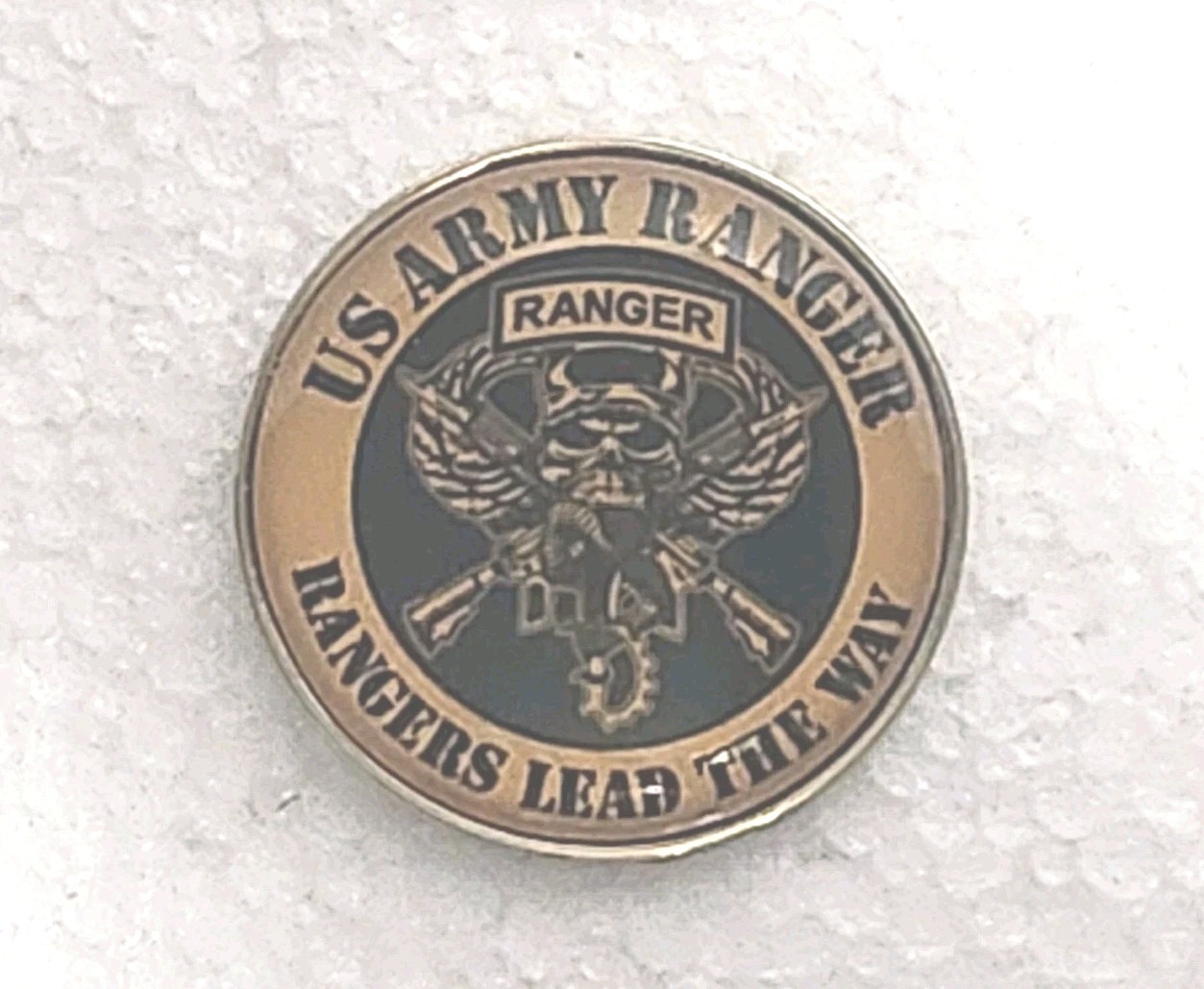 (1) U S Army Ranger/Rangers Lead The Way NEW Lapel/Hat Pin Push Pin.