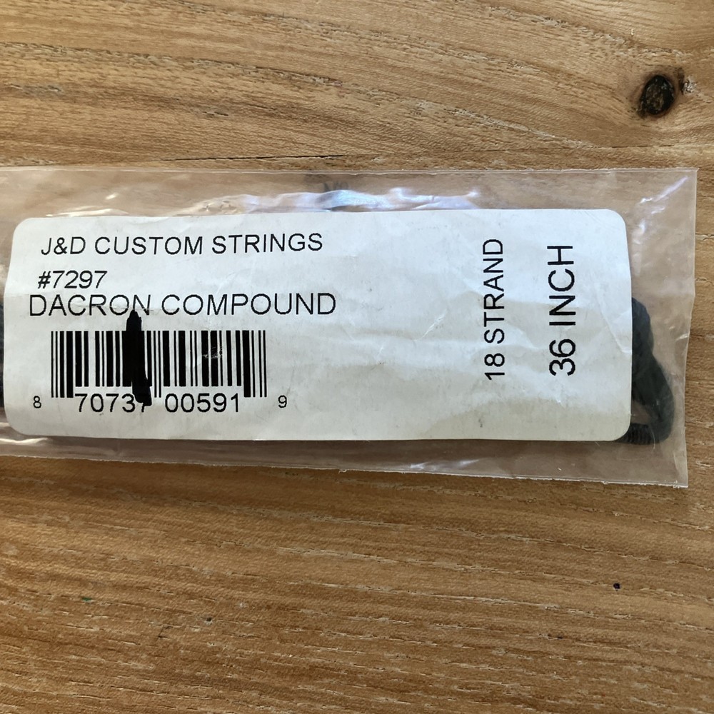 J & D Custom Strings New! 18 Strand 37” Dacron Compound #7297