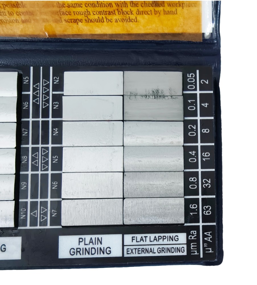 Surface Roughness Standards Set Roughness Comparison Specimens with 30PCS