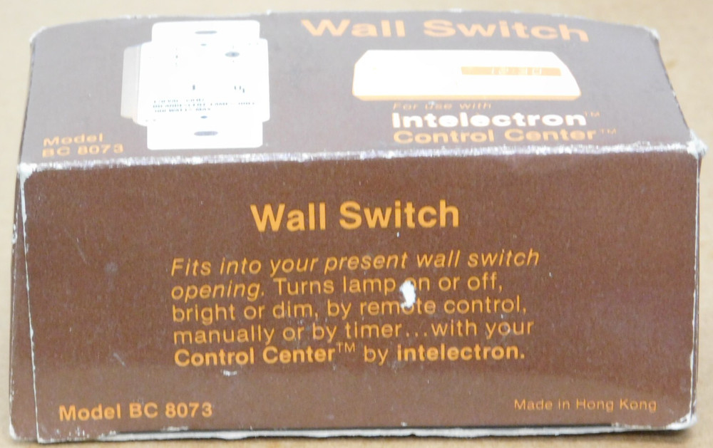 Intelectron Wall Switch BC 8073