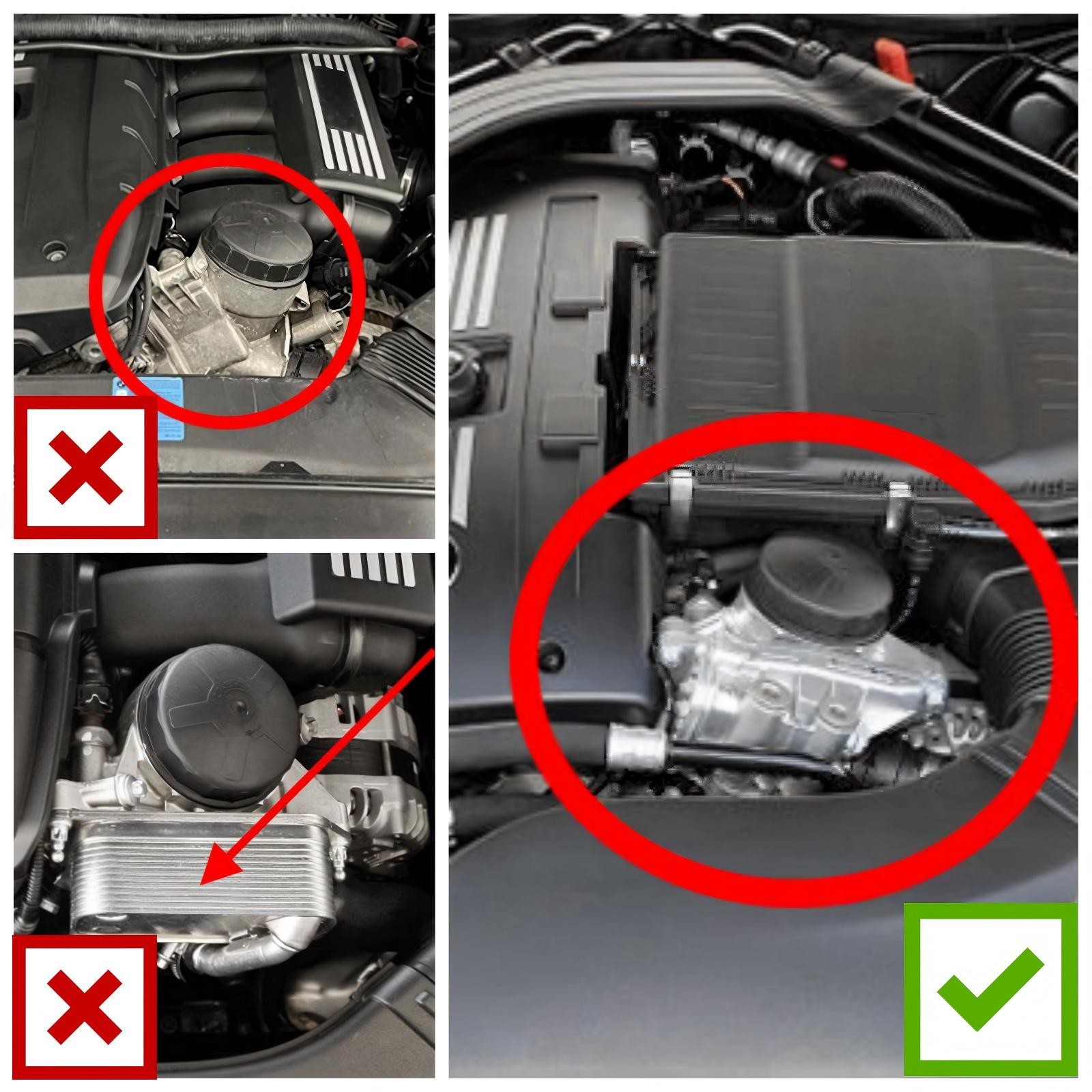 Oil Cooler Thermostat Housing Adapter Upgraded For BMW E90 E92 335i 135i 1M N54