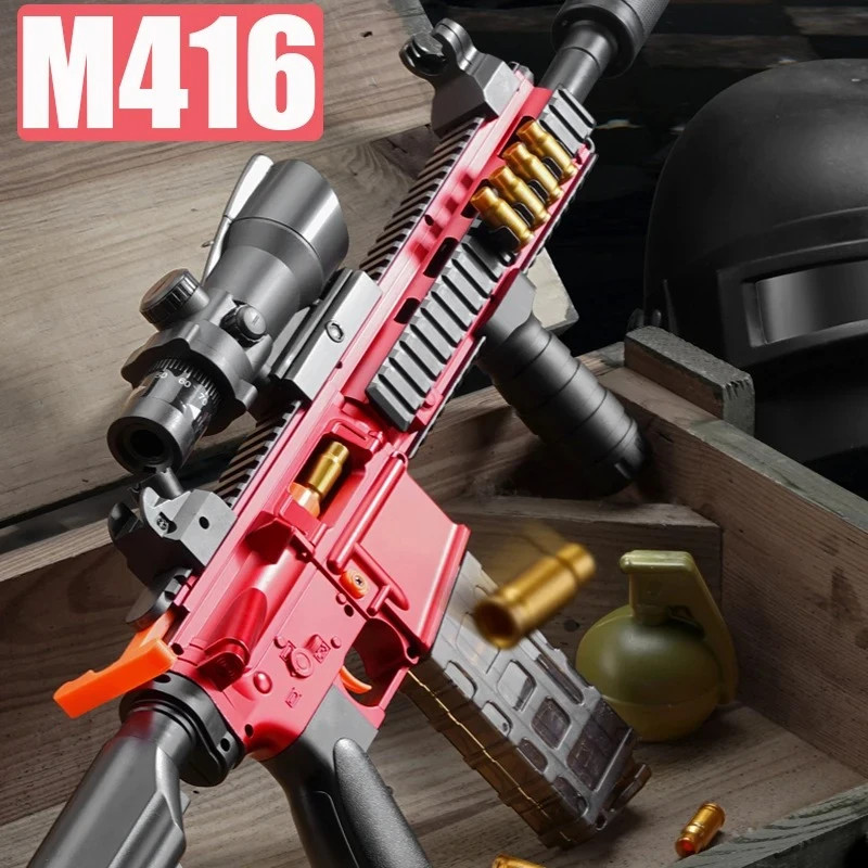 Shell Ejection Soft Bullet Toy Gun with Automatic Return Target Manual Toy Gift