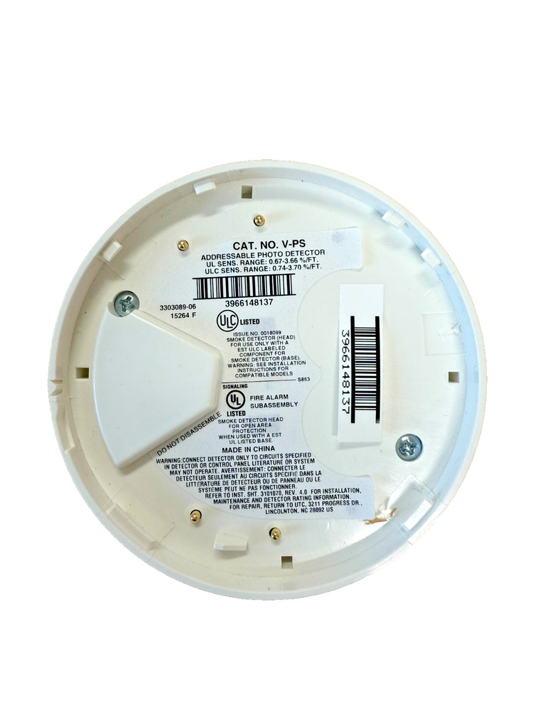VIGILANT V-PS SMOKE DETECTOR HEAD