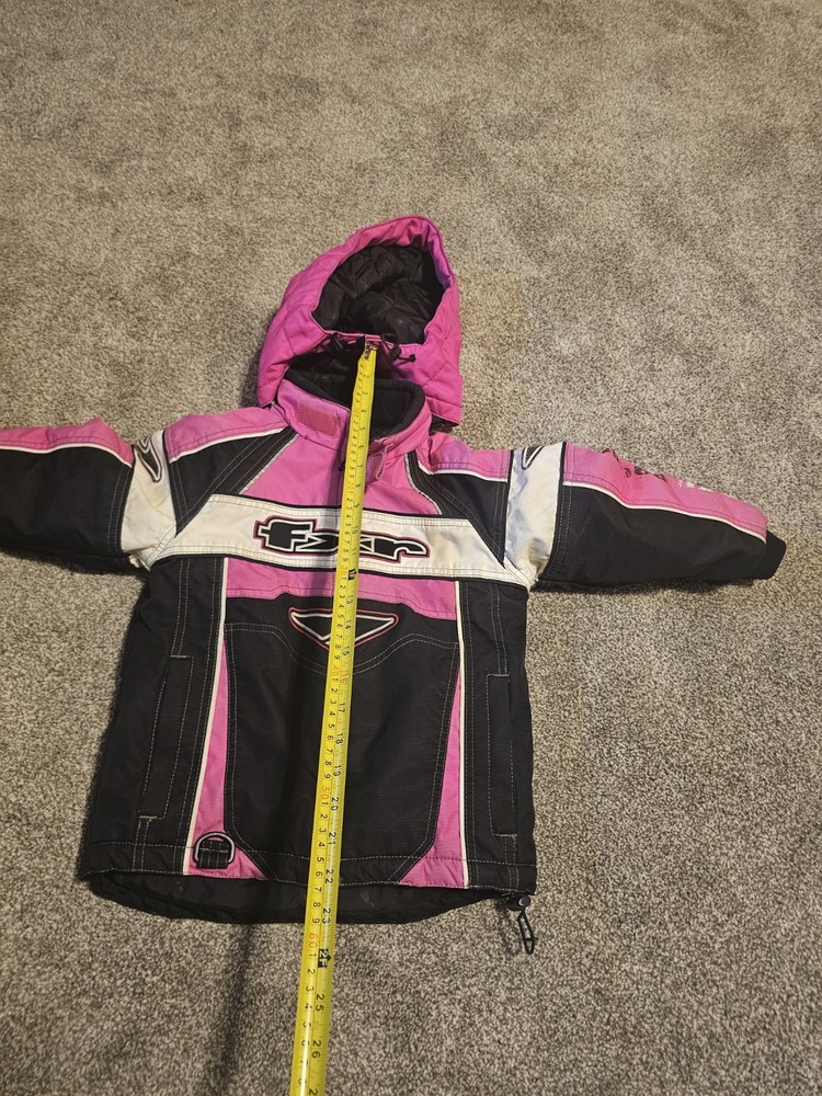FXR Child Backshift Snowmobile Jacket - Size 4 Pink