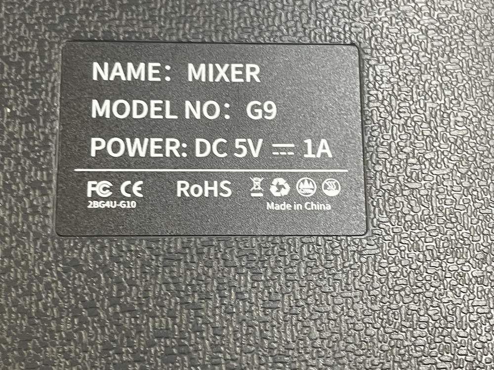 G9 MIXER (CJL006106)