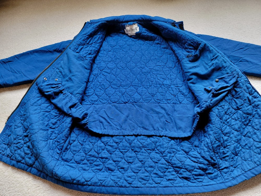 Workrite Flame Resistant NOMEX III Jacket Blue Size Small?