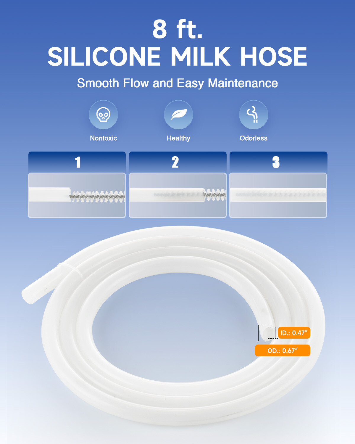 CREWORKS Electric Milking Machine Cow Milking Equipment 25L 304 Stainless Steel