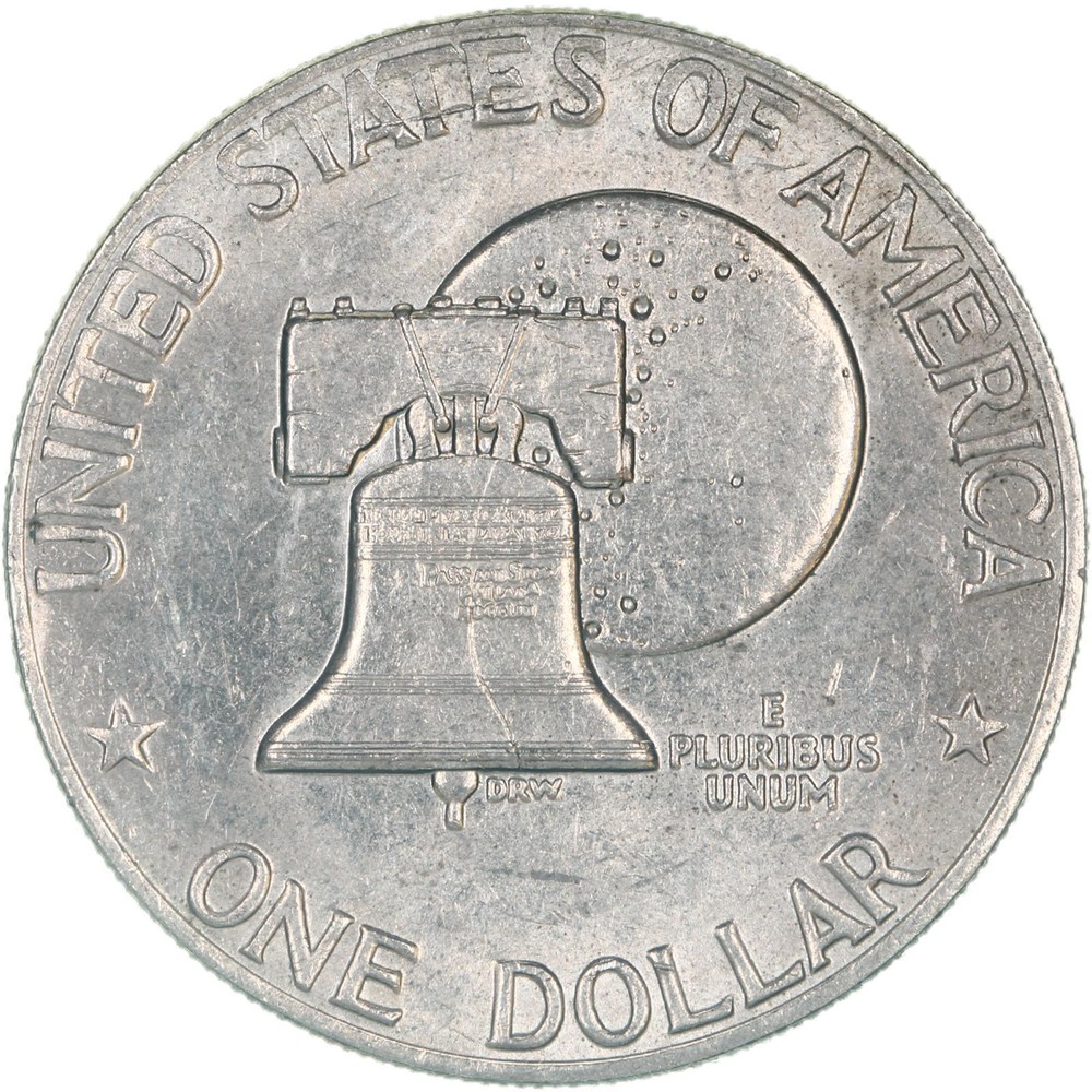 1976 (P) Eisenhower Bicentennial Dollar Type 2 AU Ike