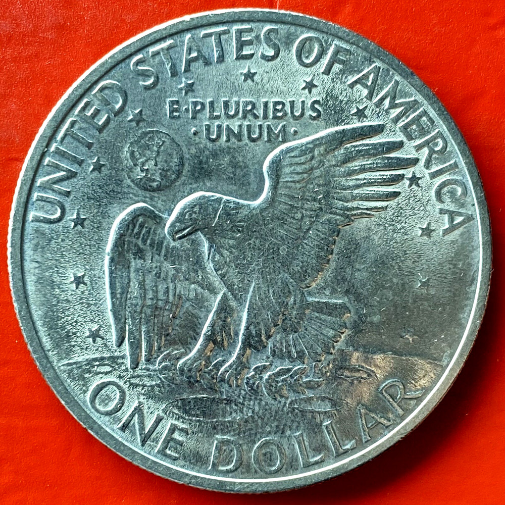 1971-D IKE DOLLAR, FRIENDLY EAGLE, FS-901