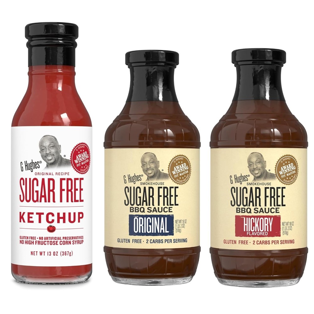 Sugar Free BBQ Sauces & Ketchup Bundle - 3 Pack