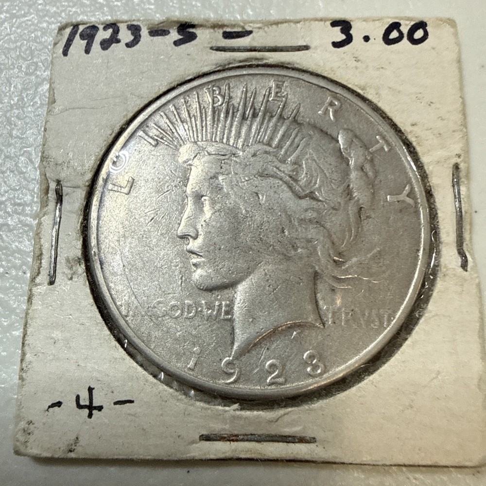 1923-S Peace Dollar In VF Condition