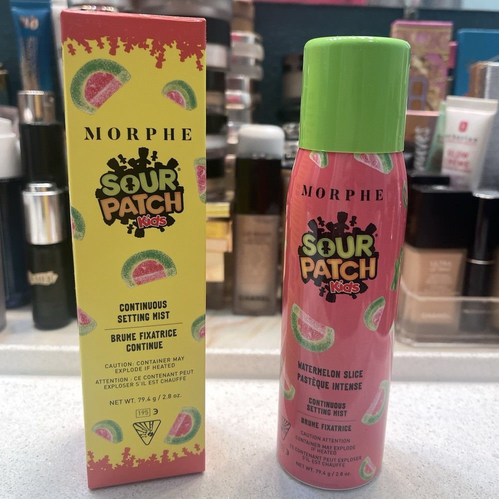 Morphe x Sour Patch Kids ~ ‘CONTINUOUS SETTING MIST’ ~ Full Size 2.8 oz. ~ NIB