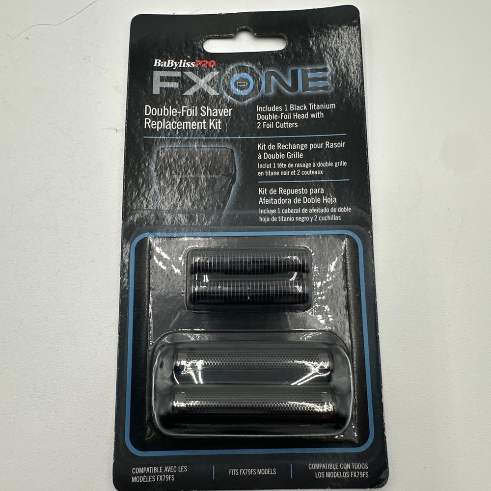 BaBylissPRO FXONE Black Replacement Double Shaver Foil & Cutters  | FX79RF2MB