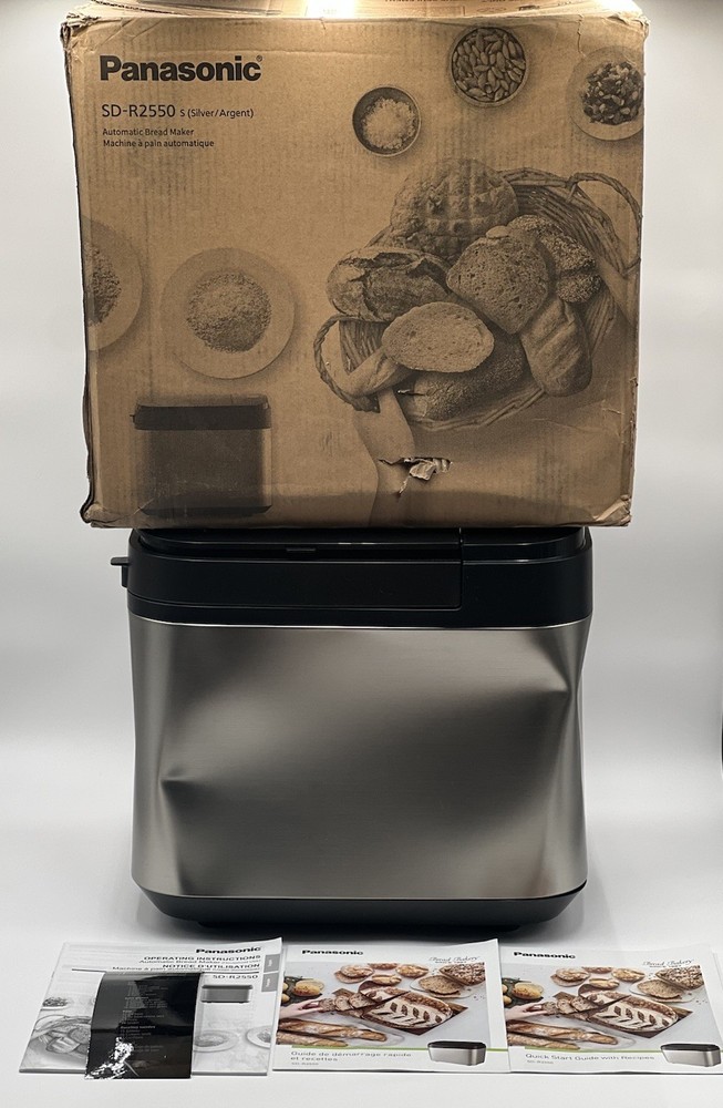 Panasonic SD-R2550 S Silver Automatic Bread Maker Machine