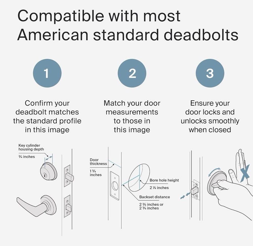 Level Bolt C-D11U A3 Keyless Entry Bluetooth Smart Lock Deadbolt