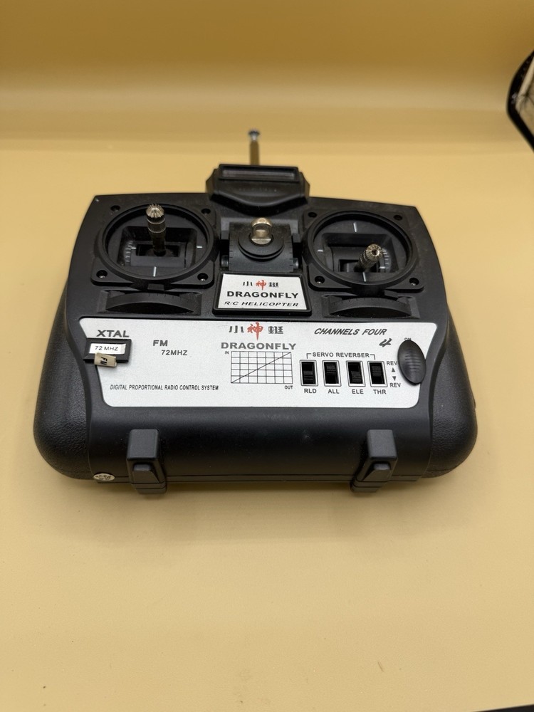 Dragonfly RC helicopter remote controller 4 Channel 72 MHz
