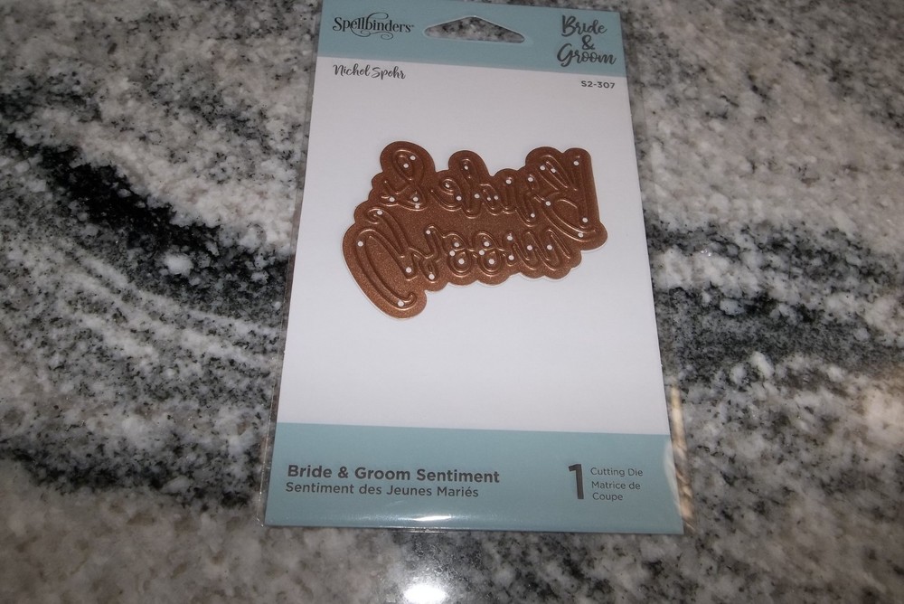 Spellbinders  "Bride & Groom" Die New