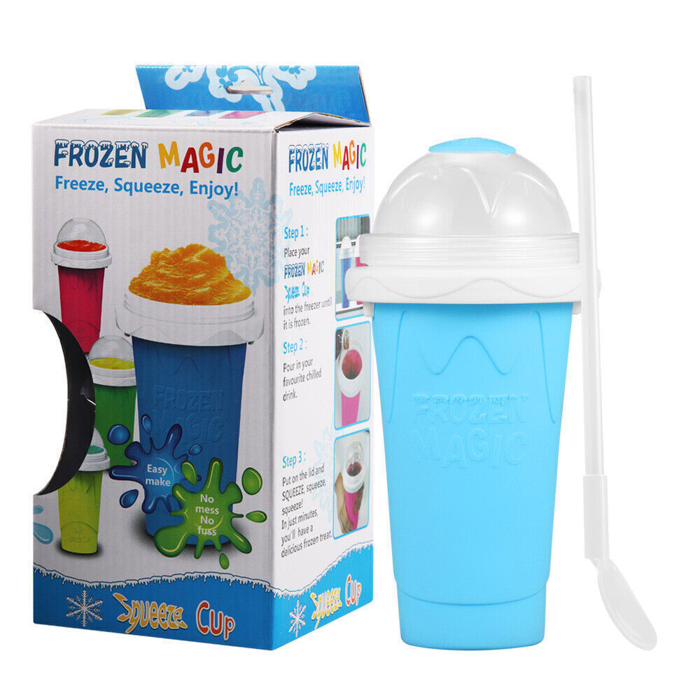 Slushie Maker Cup Quick-Frozen Smoothies Homemade Milkshake Bottle