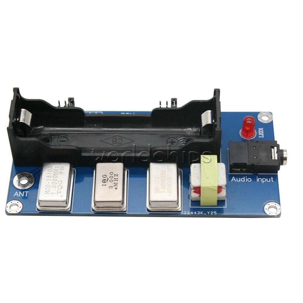 3-Channel AM Transmitter 1MHz 3MHz 5MHz Finished Board + Antenna+Audio Cable
