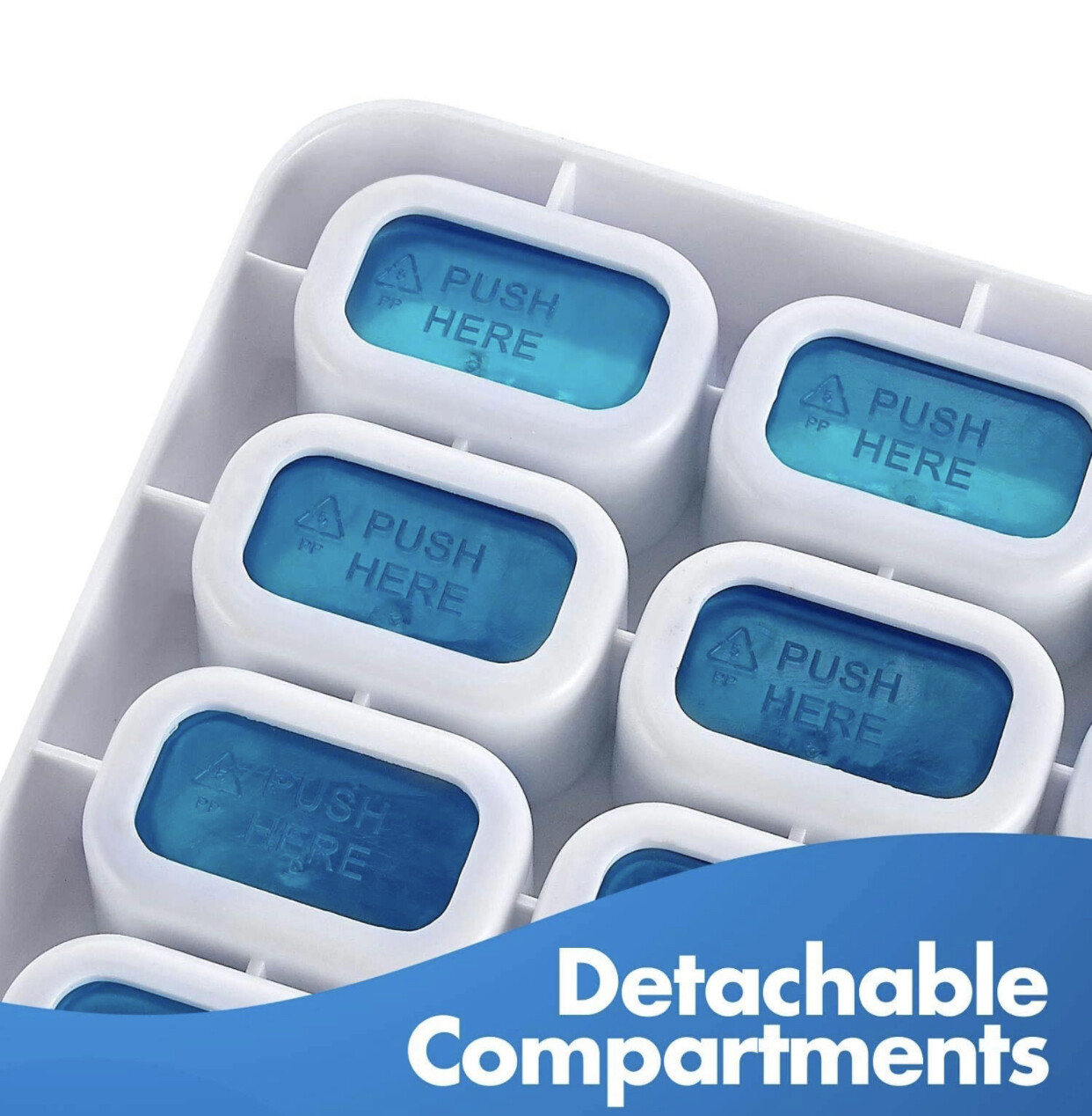 31 Day Monthly Pill Organizer Medication Pod Compartment Planner Box Travel Case