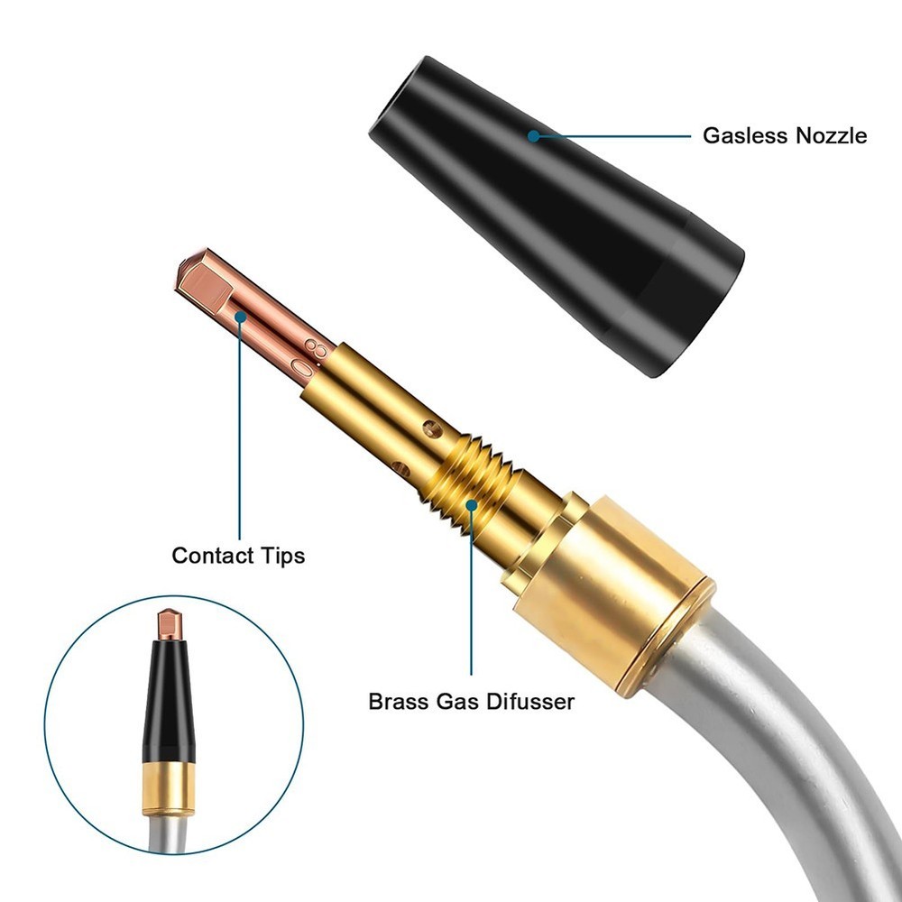 Complete Range of 50PCS Welding Accessories Including Diffusers and More