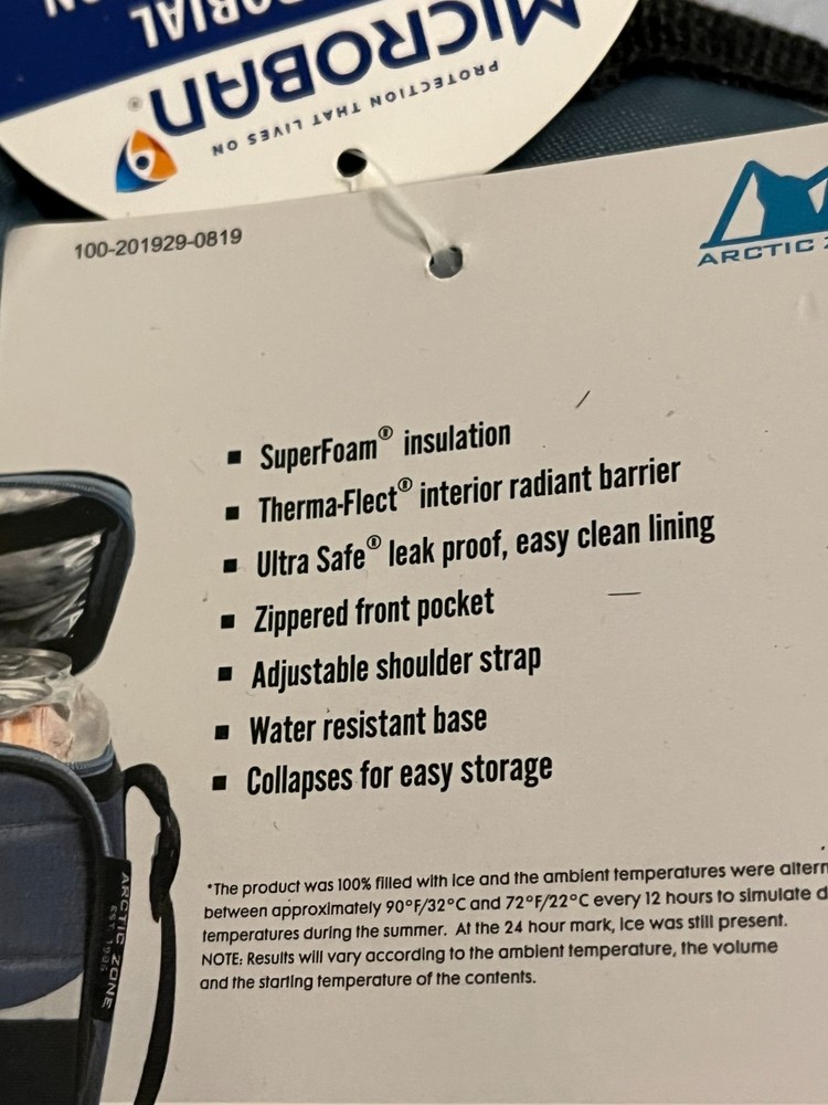 2 Arctic Zone Collapsable Coolers/Lunchbox 6 Can Capacity, 2 Lunchboxes w Insert