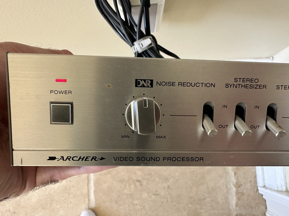 Archer Video Processor Model 15-1272A Radioshack Analog VHS Enhancer Untested