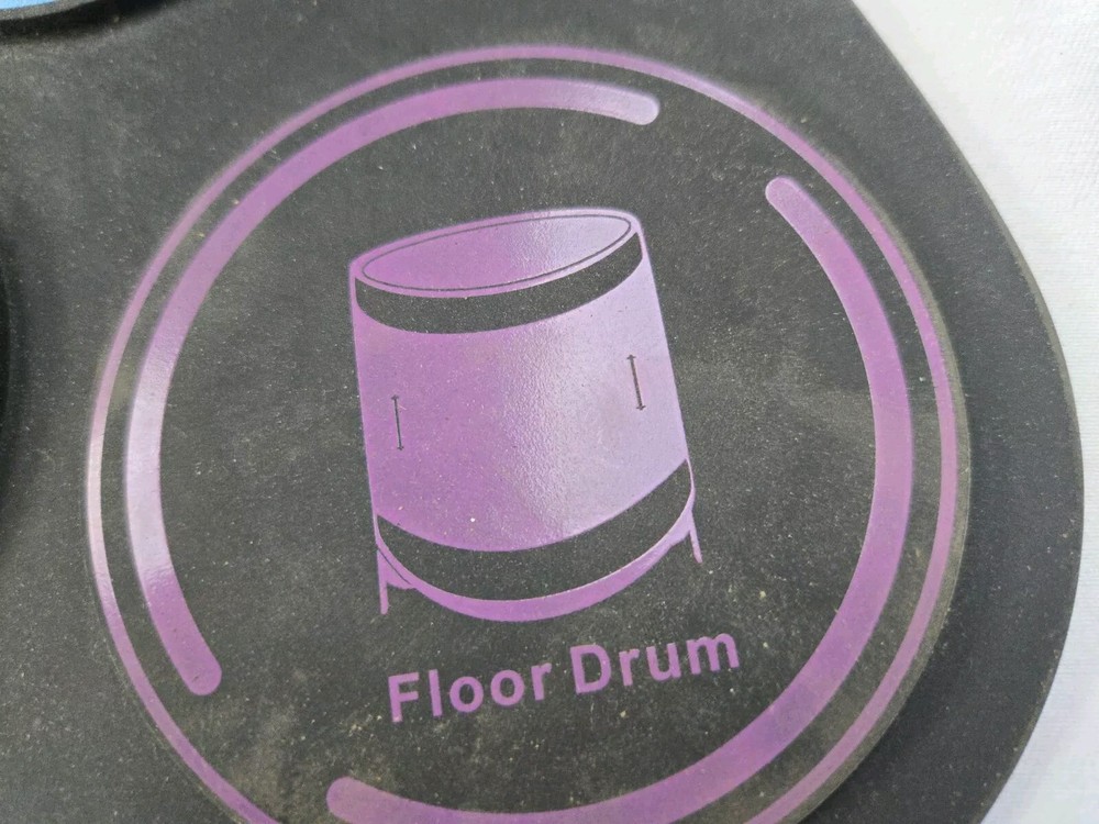 Roll Up Electronic Drum Pad. Drum Practice.