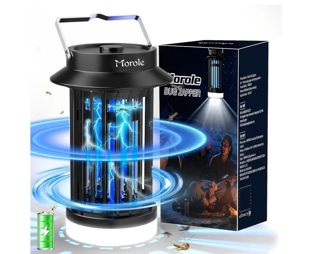 Morole Bug Zapper, 4200V Electric Bug Zapper, Indoor Bug Zapper with LED