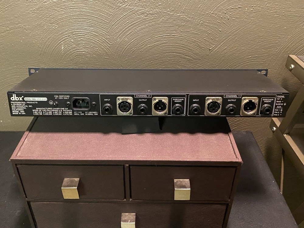 DBX 166A 2-Channel Compressor/Limiter