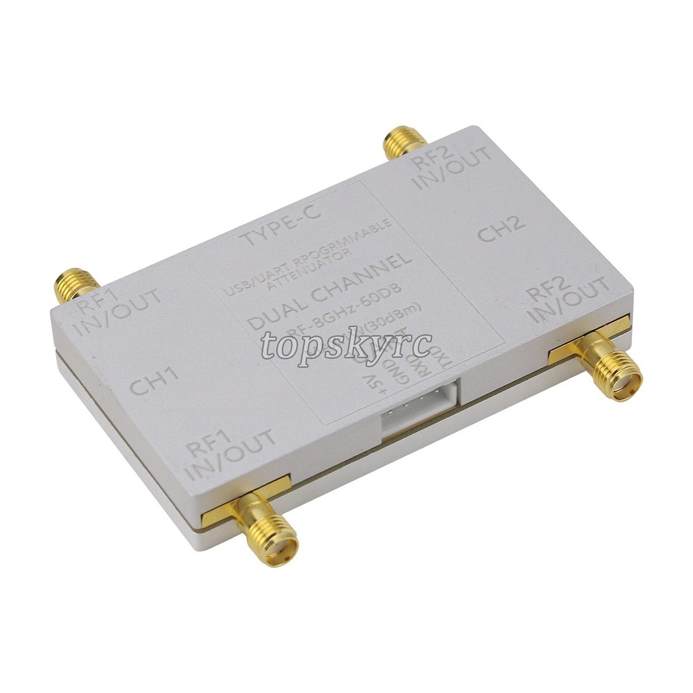 RF-8GHz-60DB Programmable Attenuator + Type-C Cable + Offline Control Board tp1