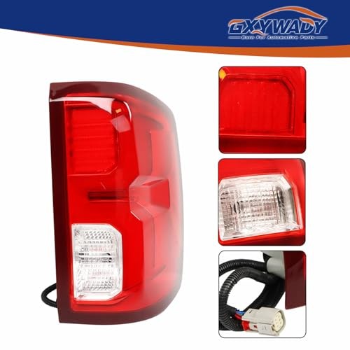 Passenger Right Side Tail Light Assembly Replacement for Silverado 1500 2016