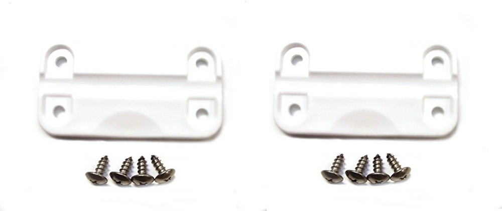 2 Pack Aftermarket Plastic Replacement Hinges for Igloo Cooler includes Screws