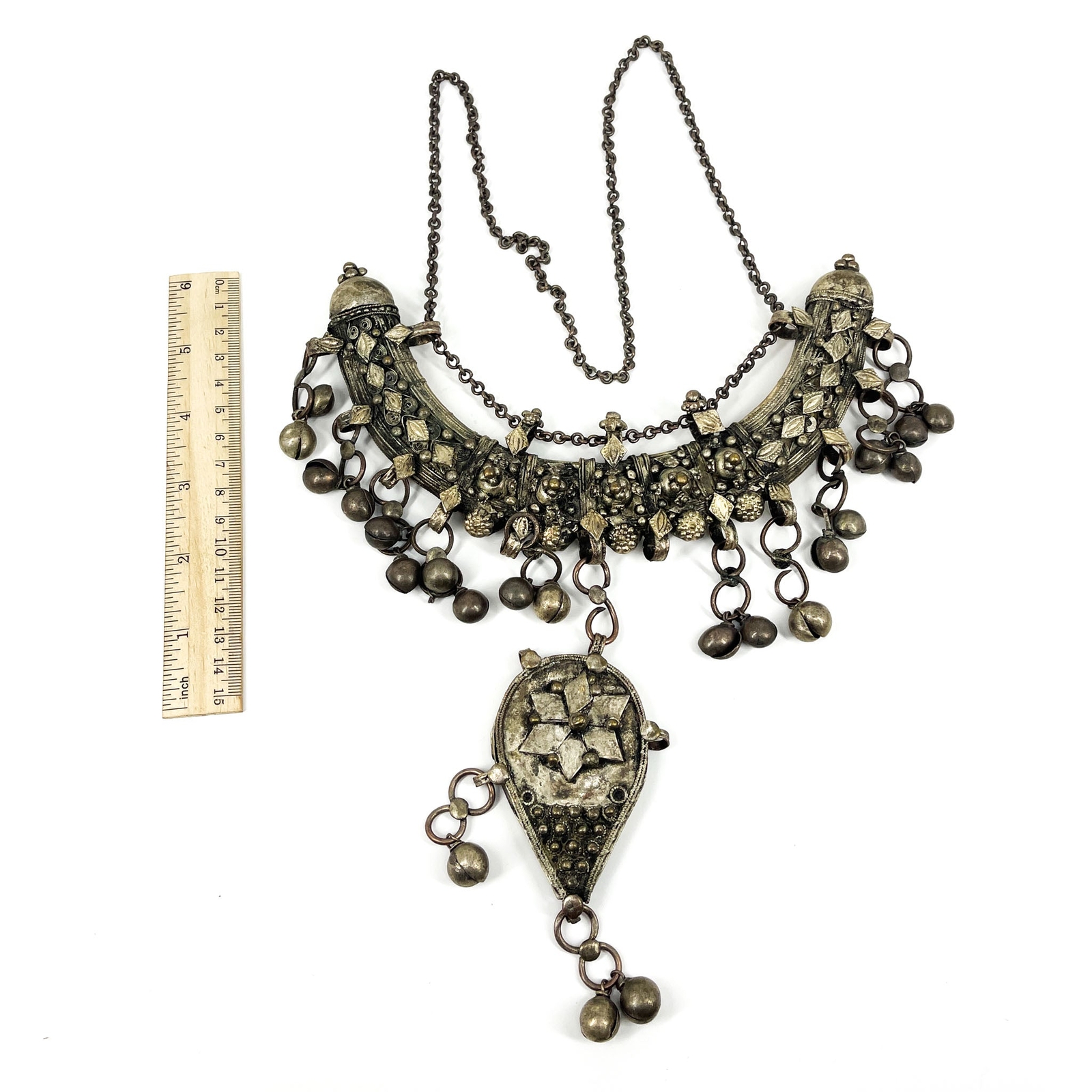 Ethiopian Telsum Silver Pendants Necklace Rare Africa