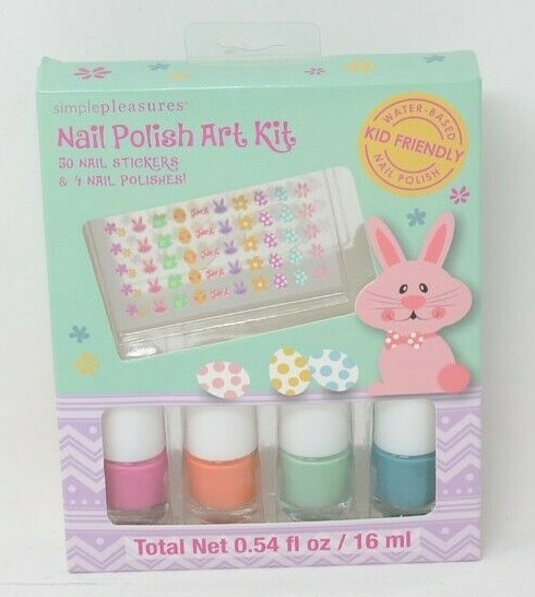 Simple Pleasures 54-Piece Easter Nail Decorating Kit
