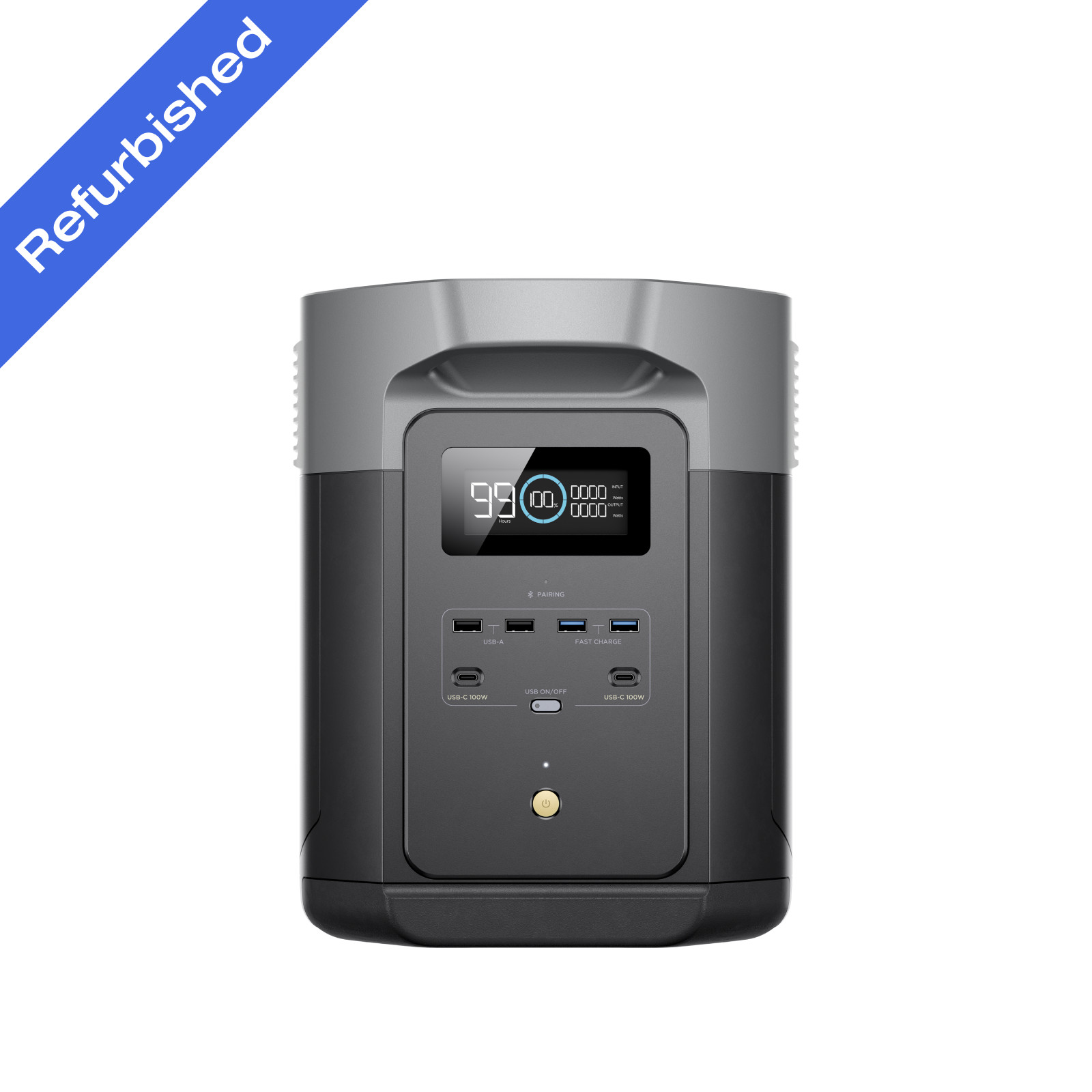 EcoFlow DELTA 2 Max 2048Wh Portable Power Station  LFP, Certified Refurbished