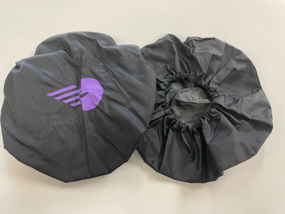 Nylon golf wheel cover for motorized and push carts