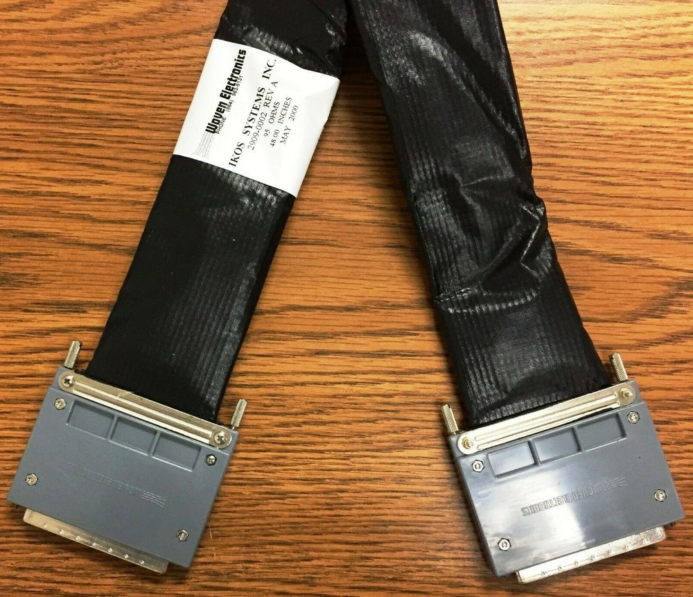 Woven Electronics 2909-0002 Rev. A, 48" Long, 95 Ohm, Data Cable for Eagle Testi