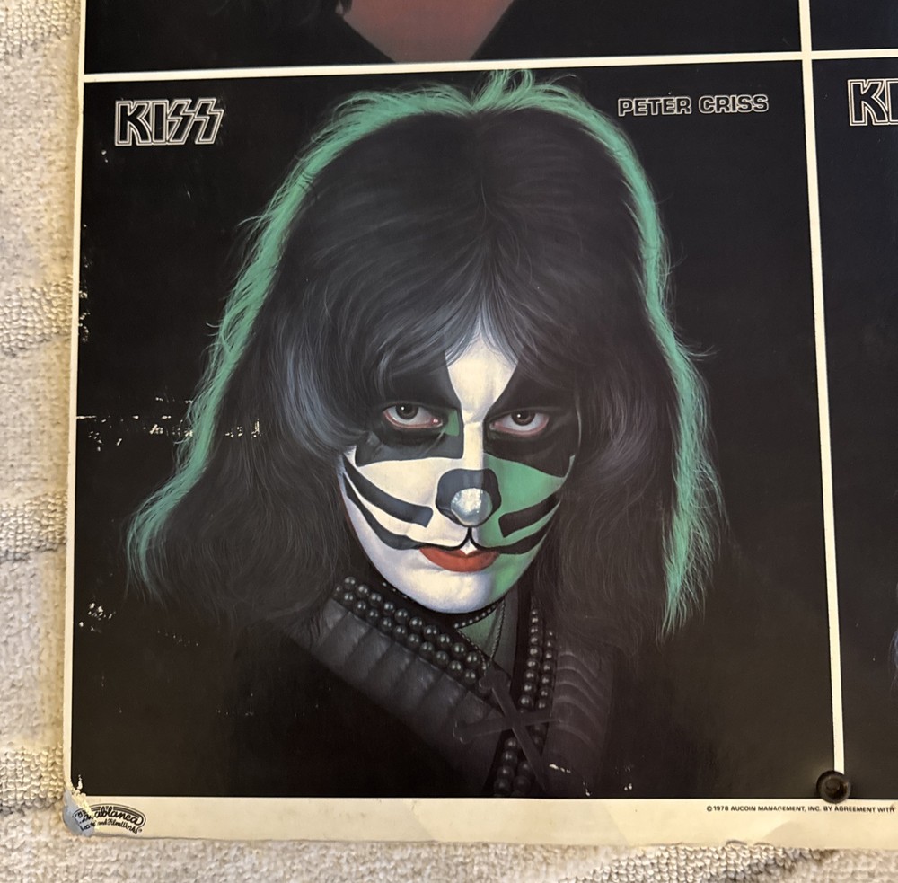 KISS Gene Paul Ace Peter 1978 Solo Albums Promo Aucoin Vintage 23X23 Promotional