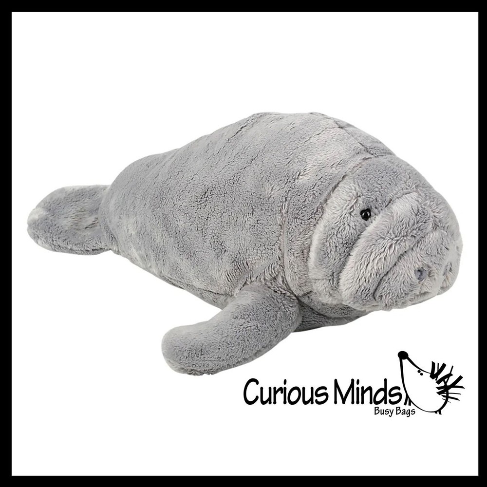 1 Manatee Plush Stuffed Animal - Adorable Plushie Stuffie