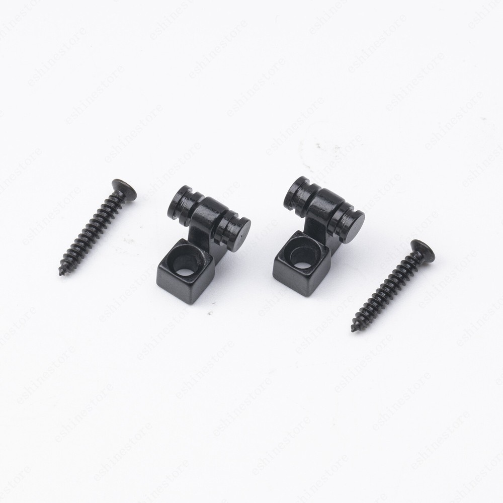 Roller String Trees String Retainer Guide for Strat Tele Style Guitar Black 2Pcs