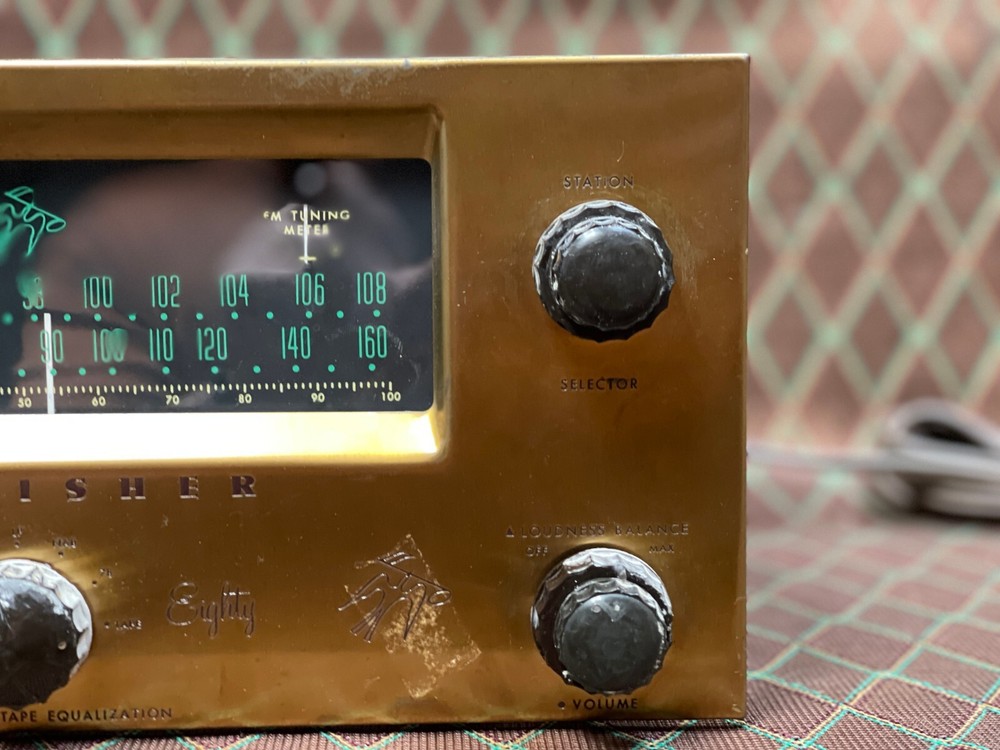 Fisher 80T tube tuner- Complete (untested)