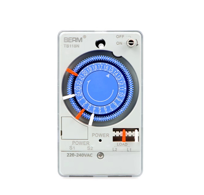 TB118N Mechanical Timer Time Control Switch Time Controller 24 Hours 220~240VAC