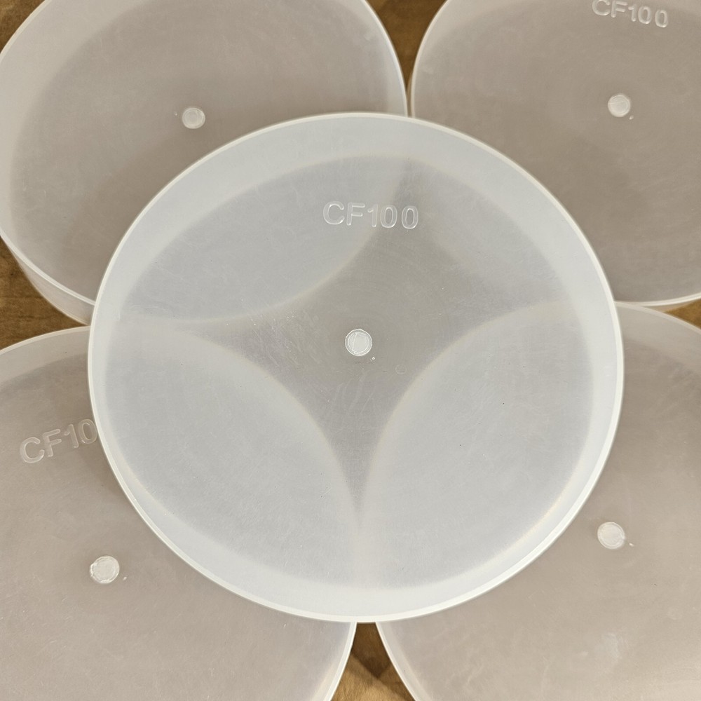 DN100CF 6" CF Conflat Flange Protector Cap Knife Edge Cover Plastic PE 10-Pack