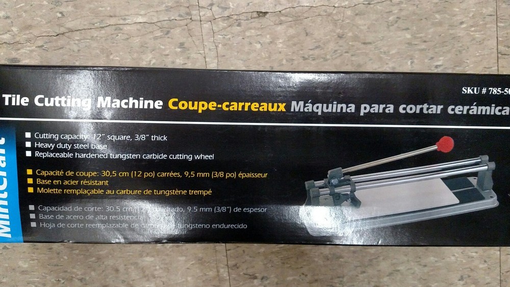 Mintcraft Tile Cutting Machine