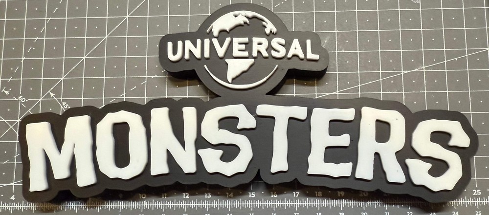 Universal Monsters - 3D Printed Sign Stand