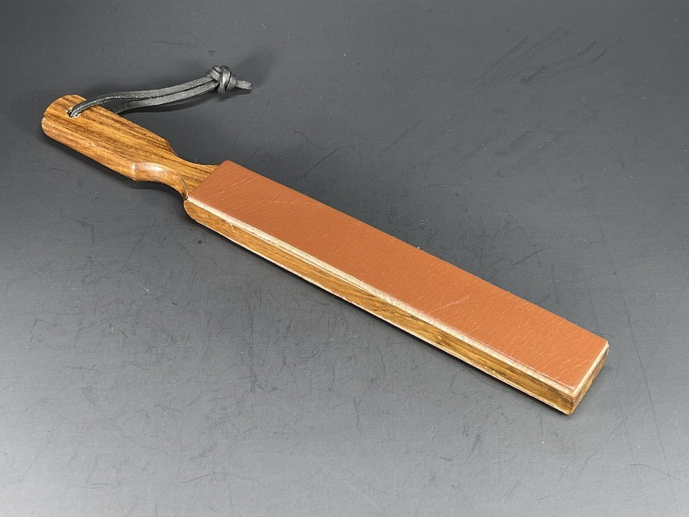 Leather Strop double-sided Honing Tool knife Razor Sharpening Green buffing comp