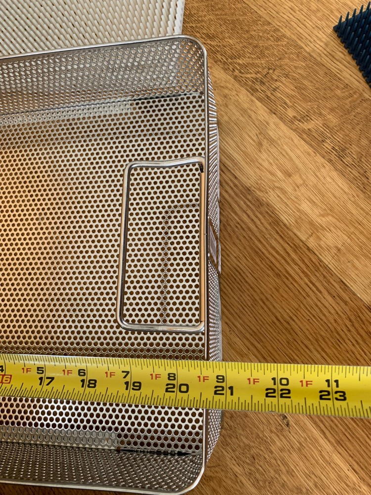 V. Mueller Genesis Full Size Sterilization Case Container 23"x12"x6" w/ Basket