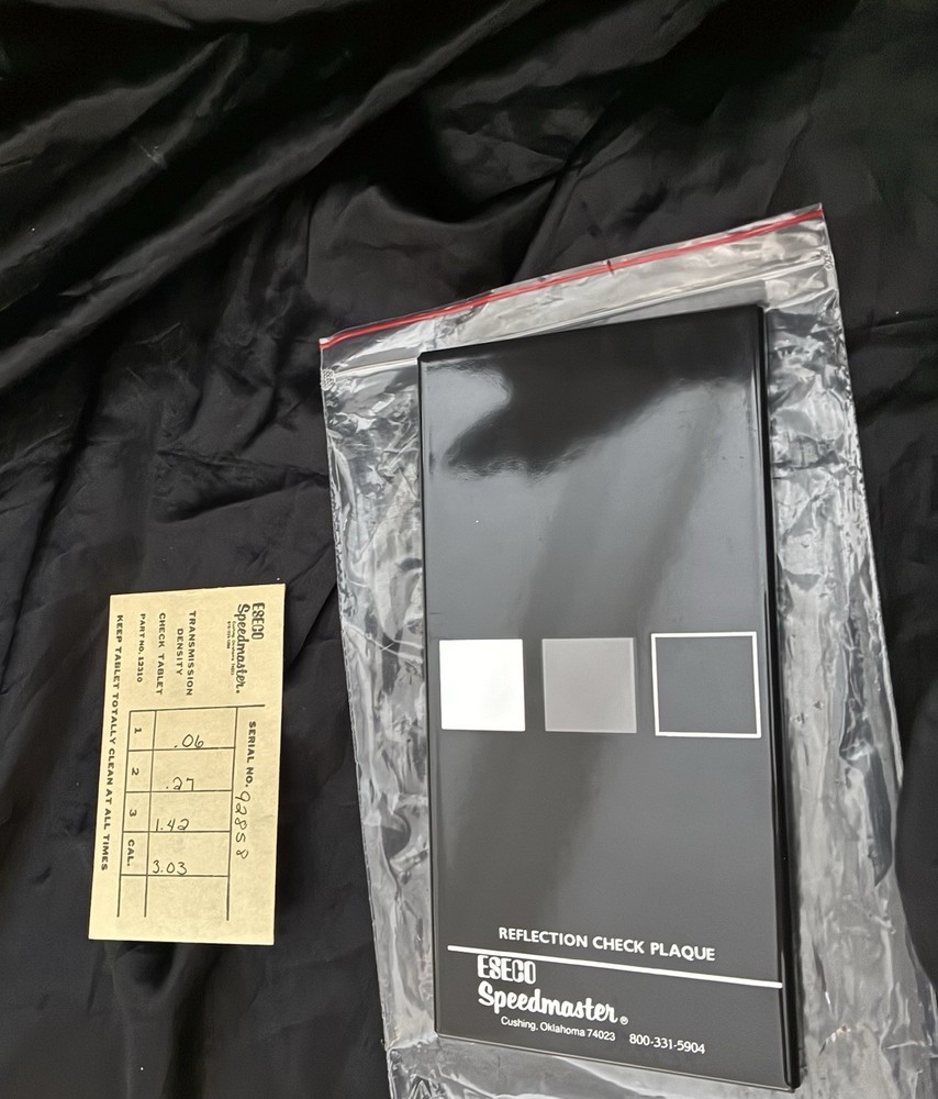 ESECO Speedmaster Reflection Check Plaque – Densitometer Calibration
