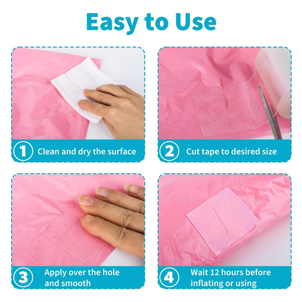 Pool Patch Repair Kit Compatible with Intex, Inflatable Repair Patch Kit for ...